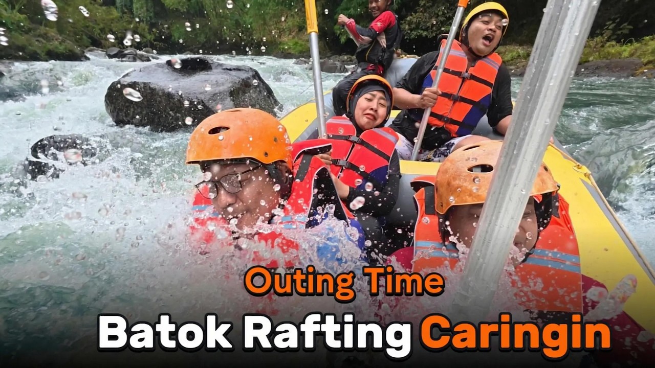 RAFTING SERU DI BATOK RAFTING🌊 Uji Adrenalin di Sungai Deras Bogor!