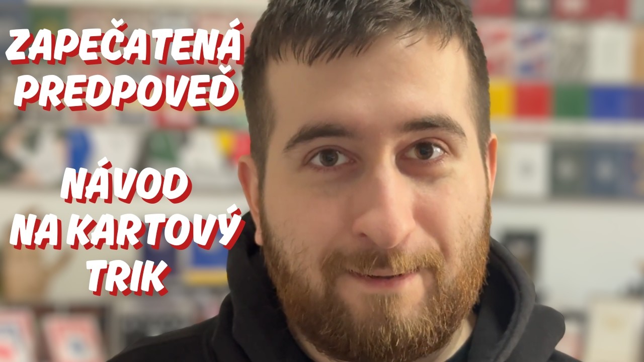 Zapečatená predpoveď - Návod na kartový trik
