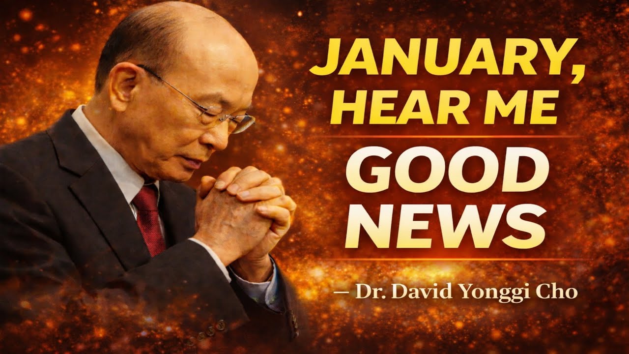 **January, HEAR ME — YOU SHALL BRING GOOD NEWS TO MY FAMILY! — Dr. David Yonggi Cho**