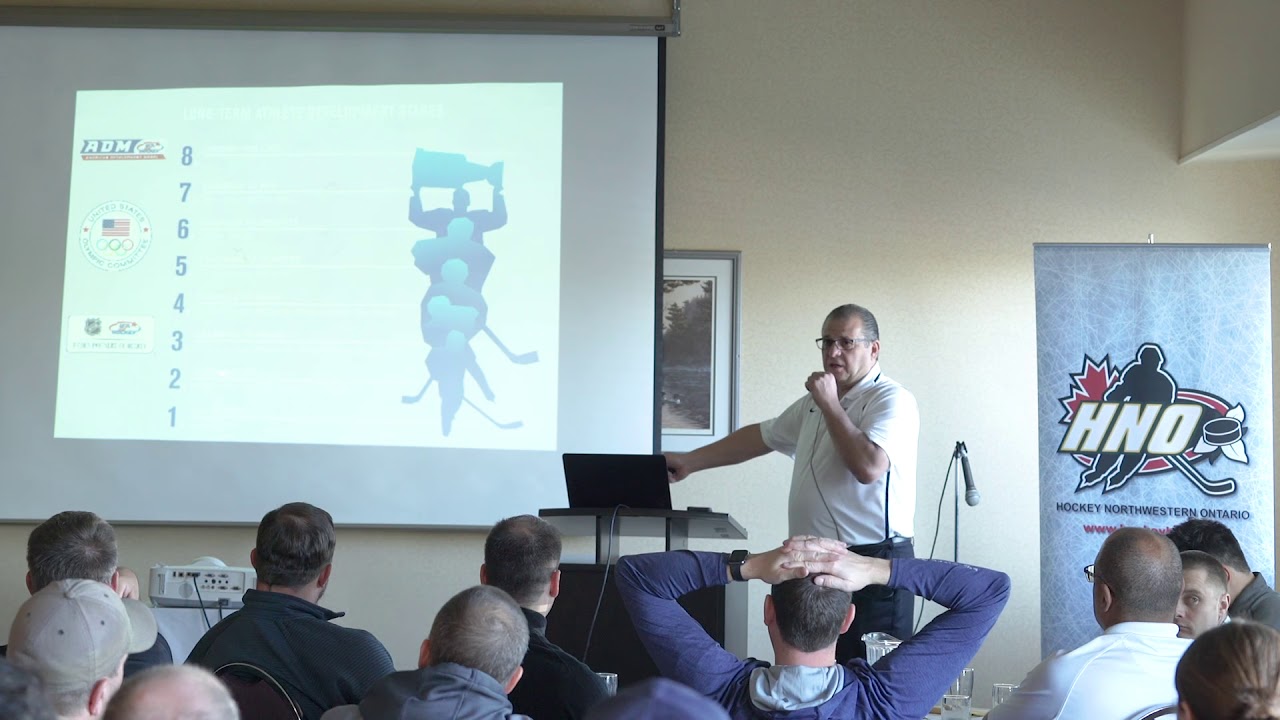 Bob Mancini from USA Hockey presents on the American Development Model