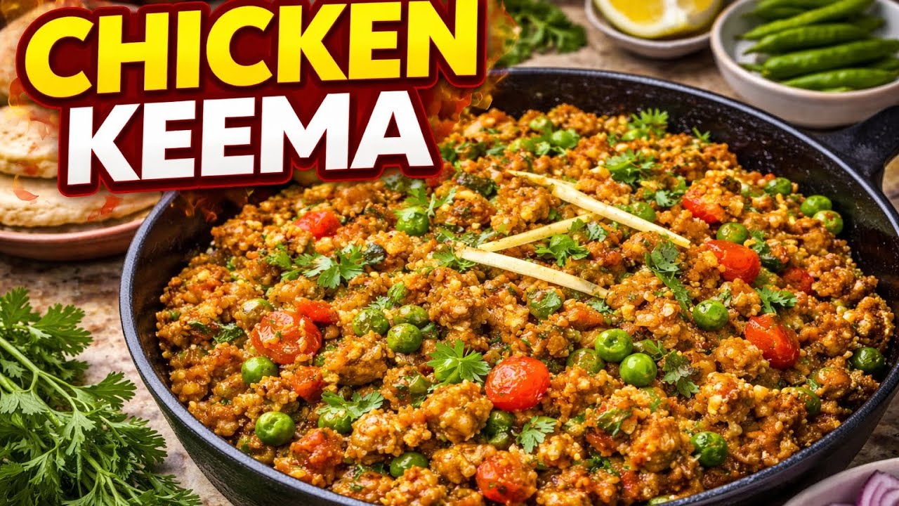 🔥 Chicken Keema Recipe | Easy & Tasty Keema at Home😍