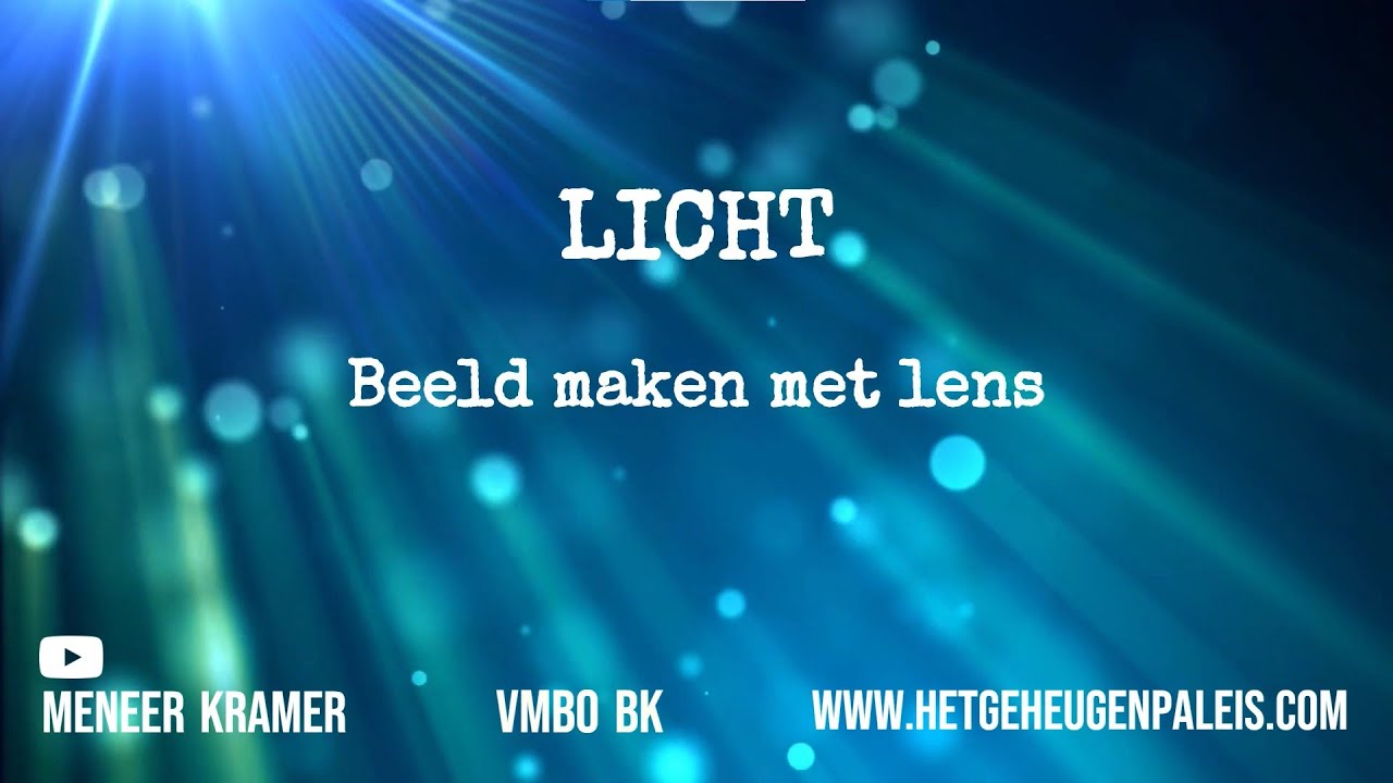 Licht / Beeld met lens – 3K - VMBO Basis/Kader - NaSk (3/4)