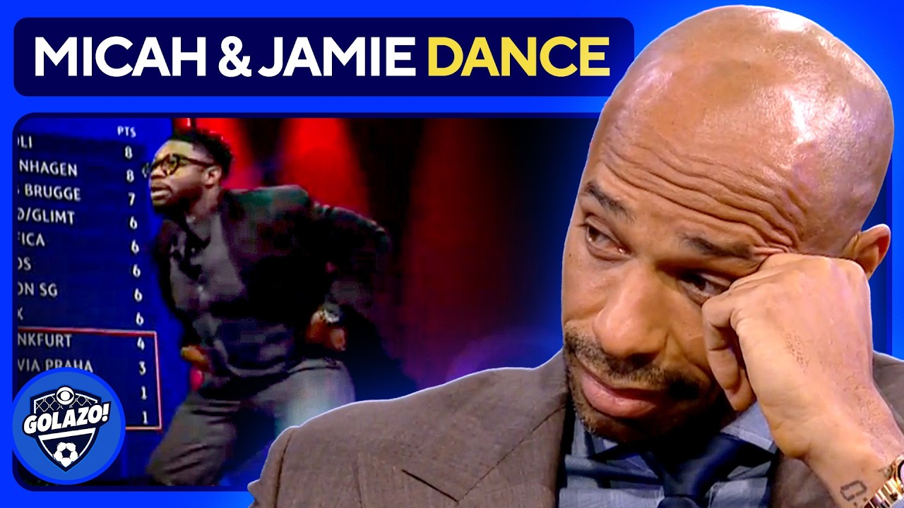 Jamie Carragher and Micah Richards Dance During Table Time 🕺 | UCL Today