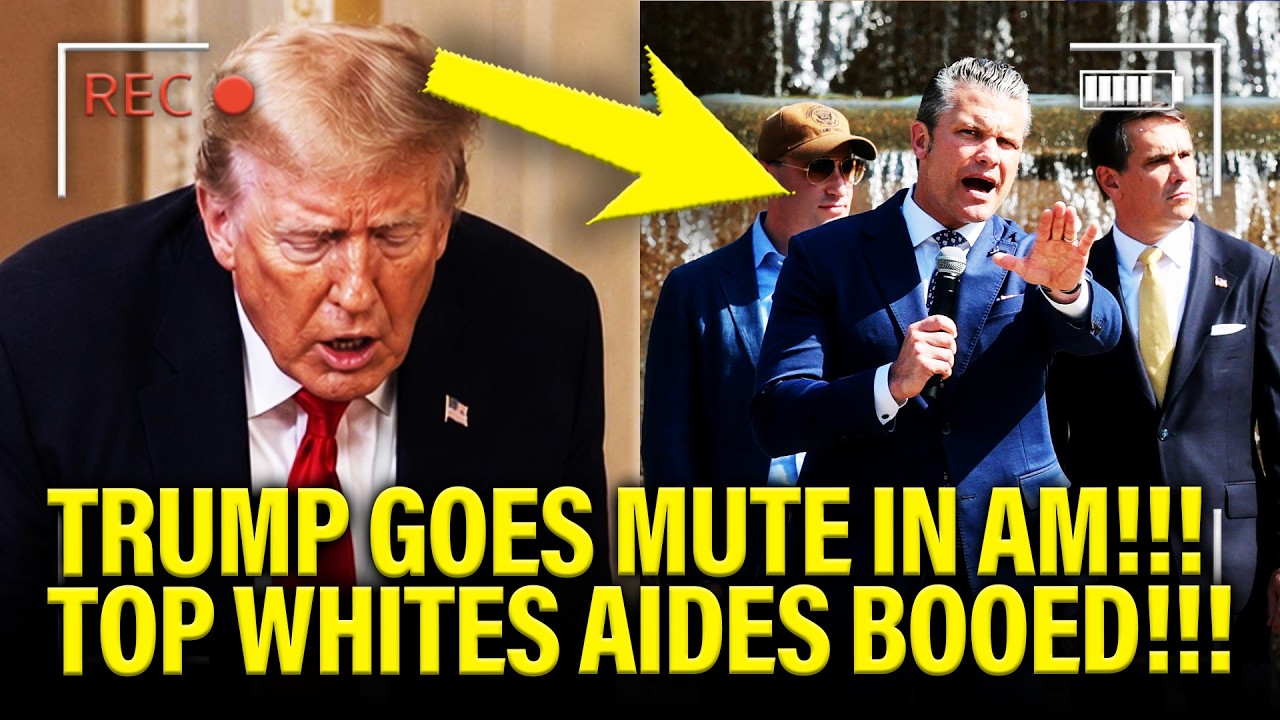 Trump GOES MUTE as Aides BOOED OUT of DC!!!