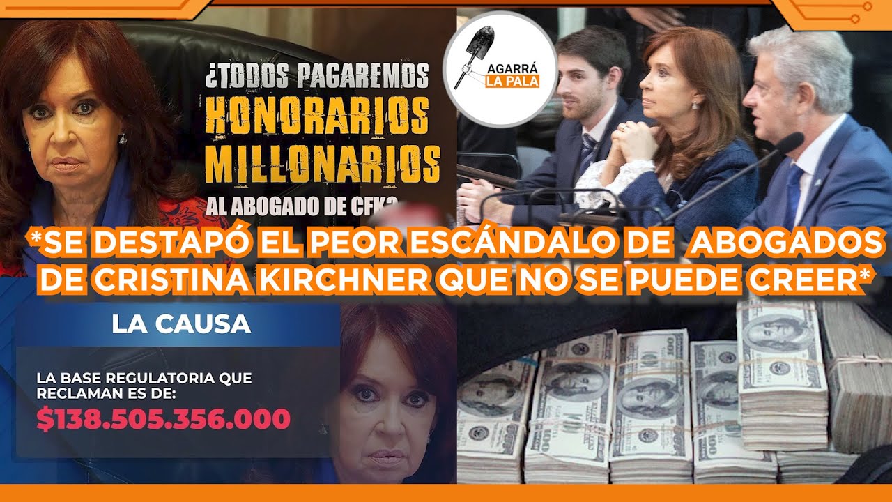 ABOGADOS DE CRISTINA HACEN ESTALLAR ESCÁNDALO NUCNA ANTES VISTO: 