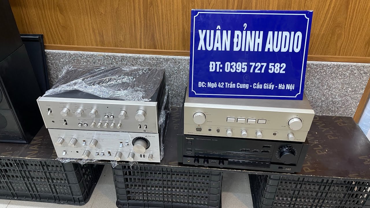 Amply Bãi Nhật Bình Dân Đẹp Keng, Amply Victor, Amply Denon, Amply Technics Mời Các Bác.