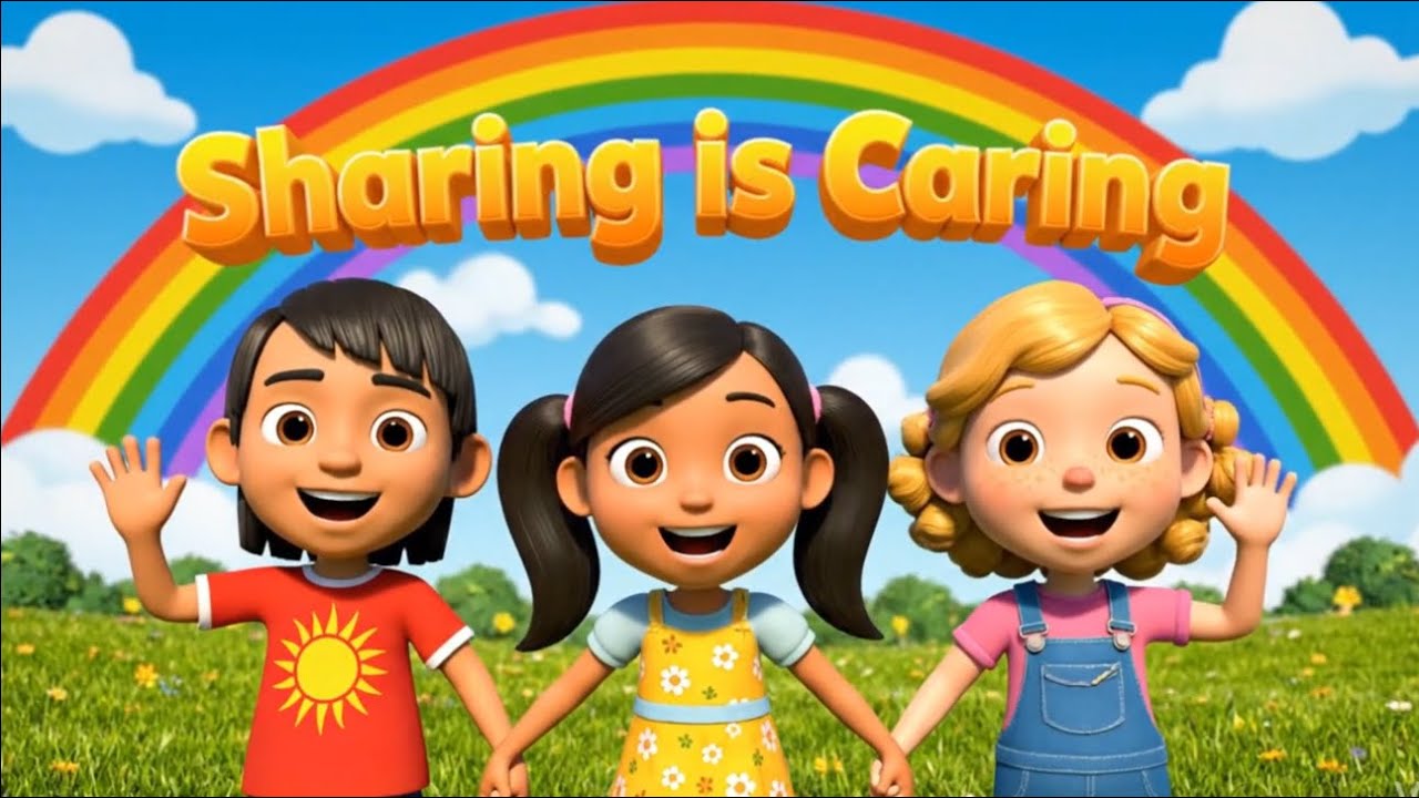 Sharing Is Caring | Kids Song About Sharing, Kindness & Friendship