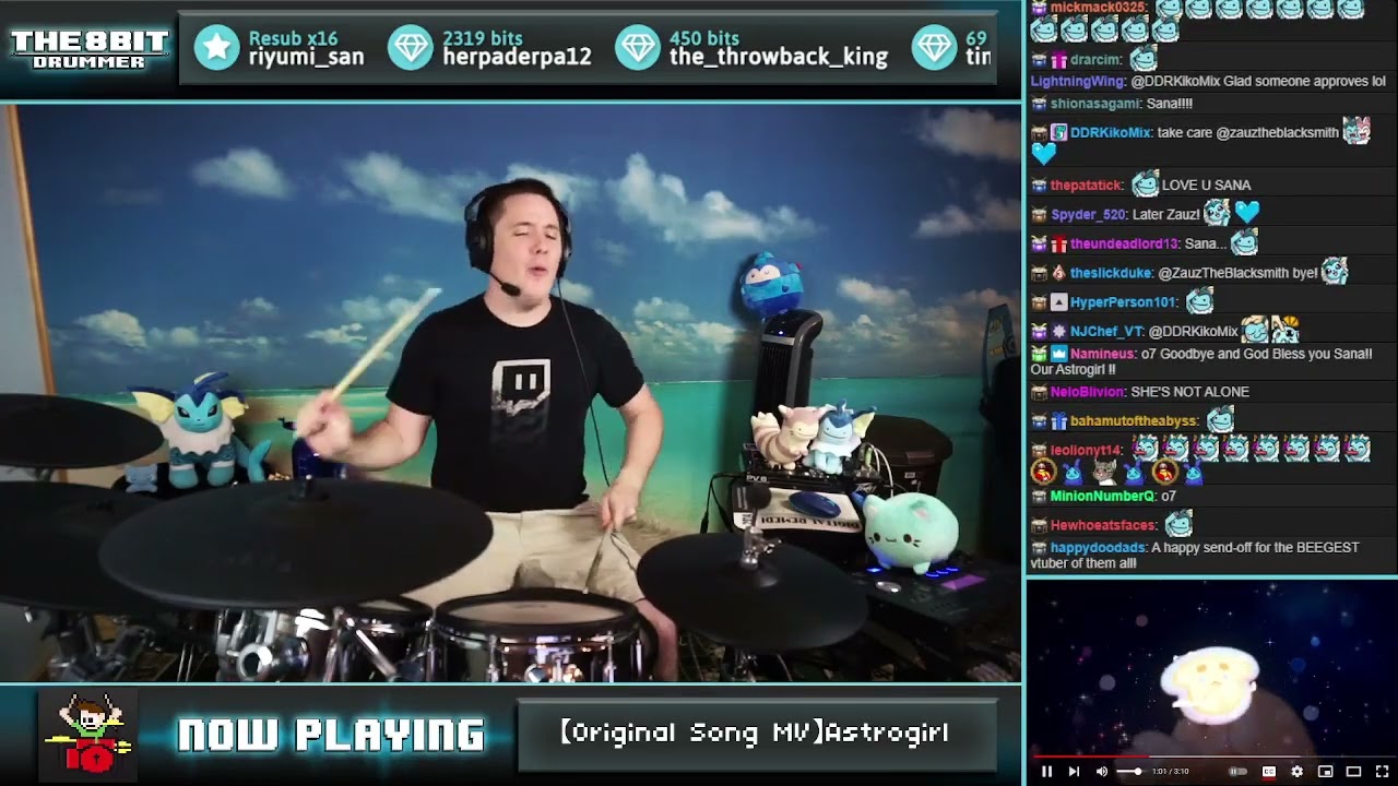 【2nd Playthrough】The8BitDrummer // Tsukumo Sana - Astrogirl