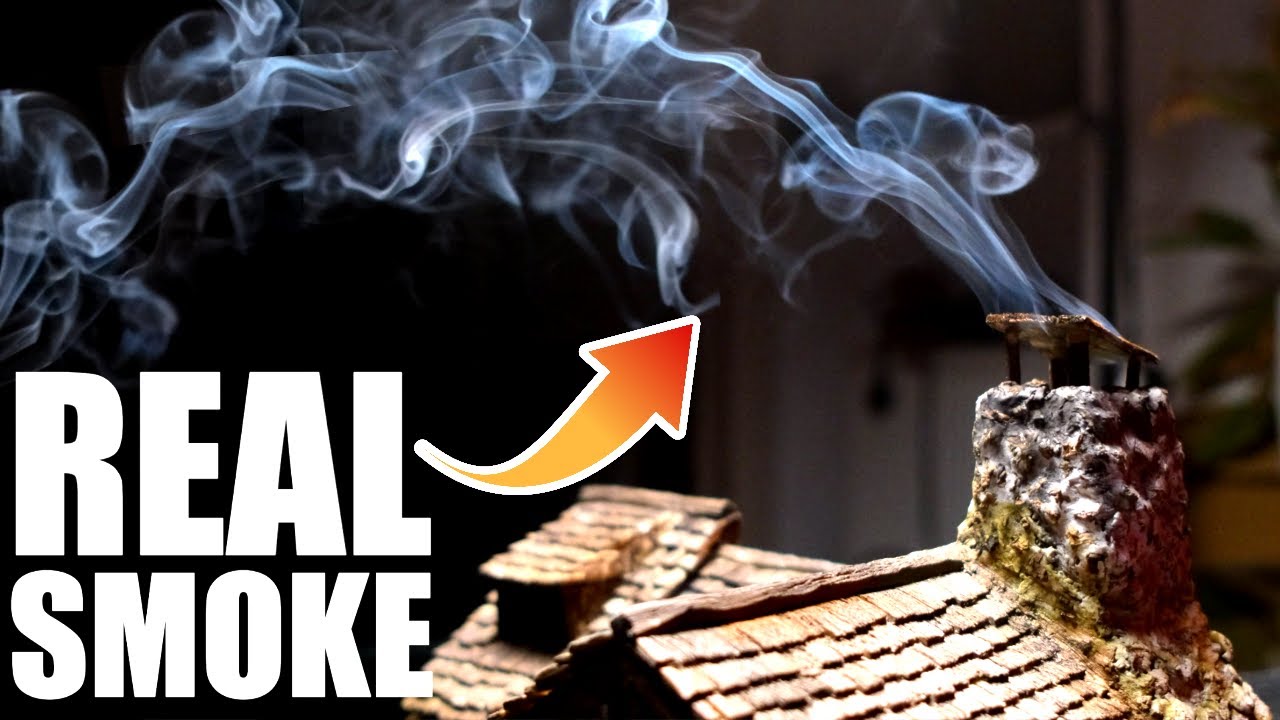 Mind-Blowing DIY: REAL SMOKE Effect in Dioramas! NO SMOKE MACHINE!!