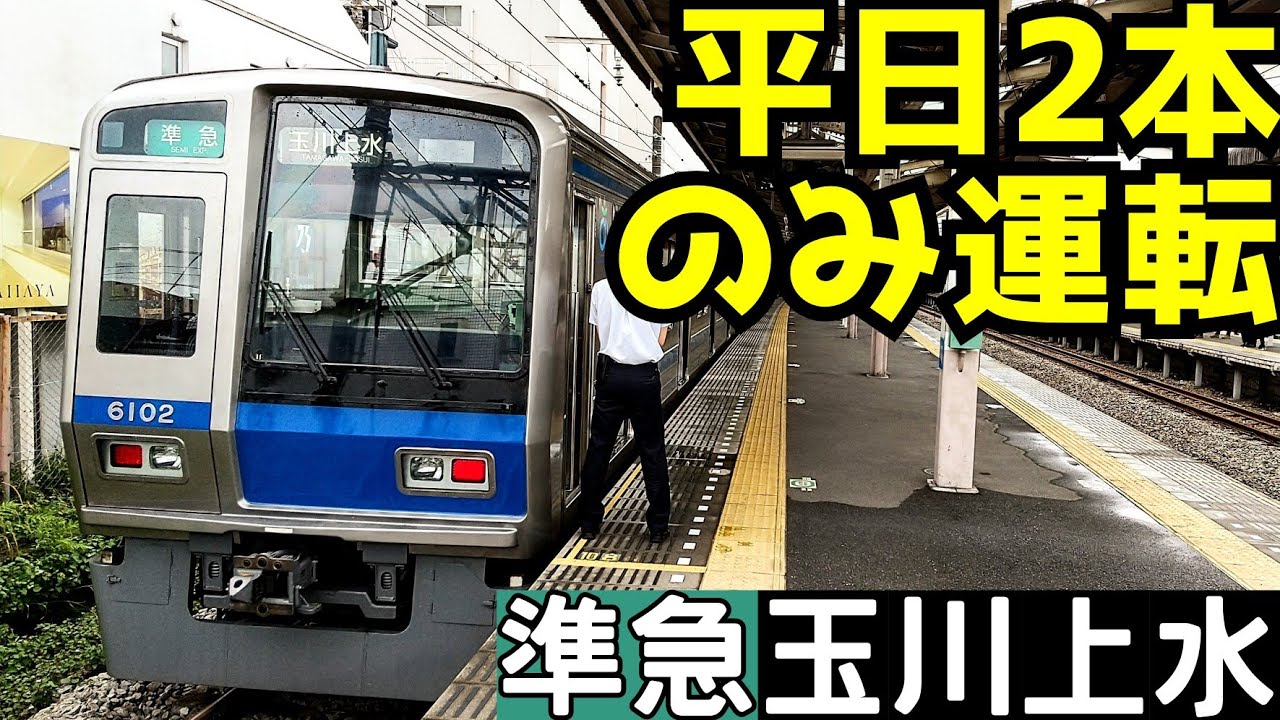 【平日2本のみ】準急玉川上水行きに乗ってきた！