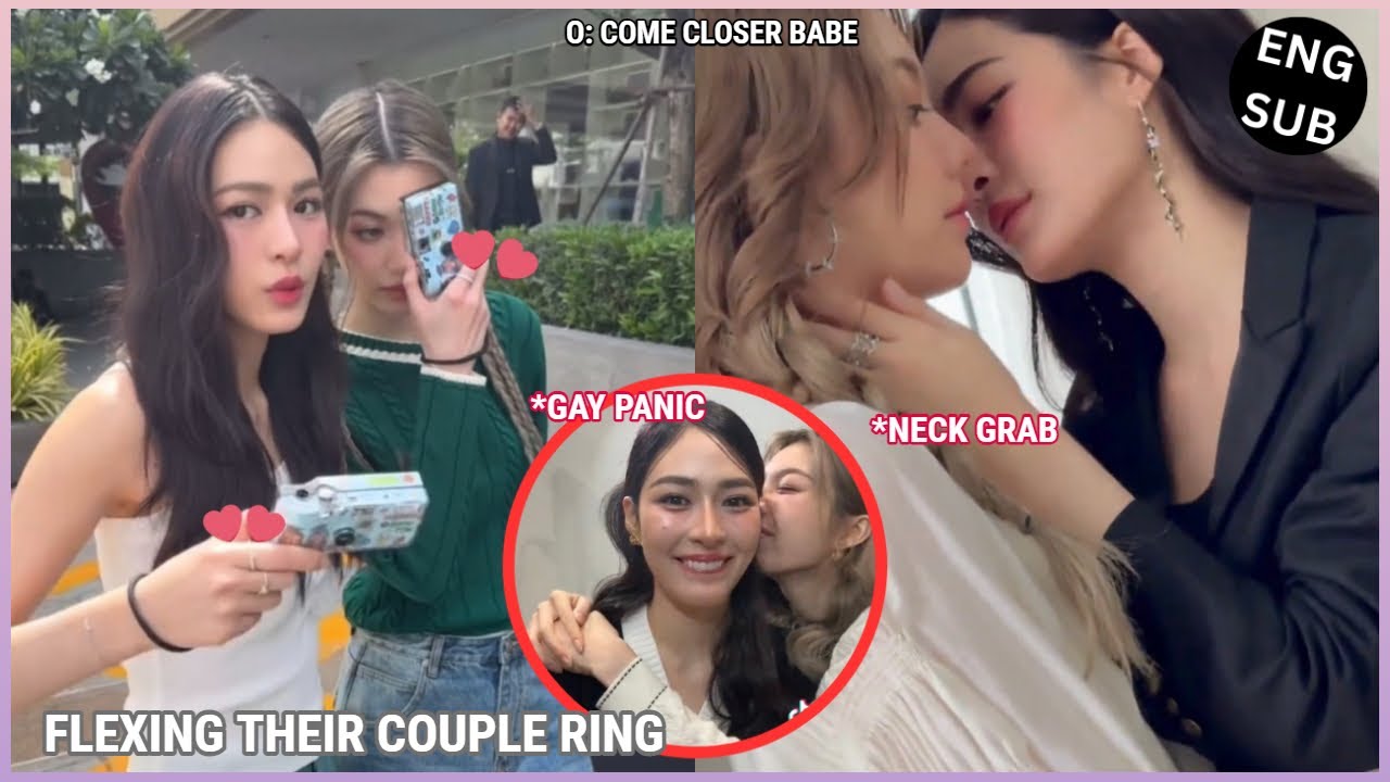[LingOrm] LING IS TEMPTED TO KISS ORM During Picturial | LingOrm Flexing their matchy ring