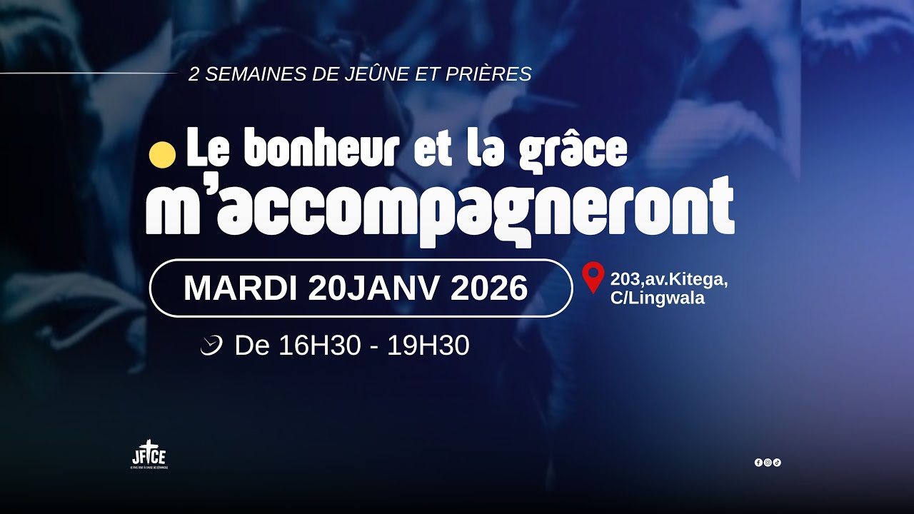 LE BONHEUR ET LA GRACE M'ACCOMPAGNERONT | JOUR 1 | PASTEUR REMY KALAMA