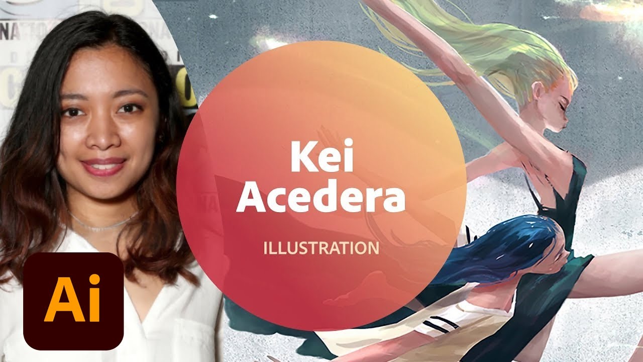 Живая иллюстрация с Кеем Аседерой &mdash; 1 из 3 | Adobe Creative Cloud