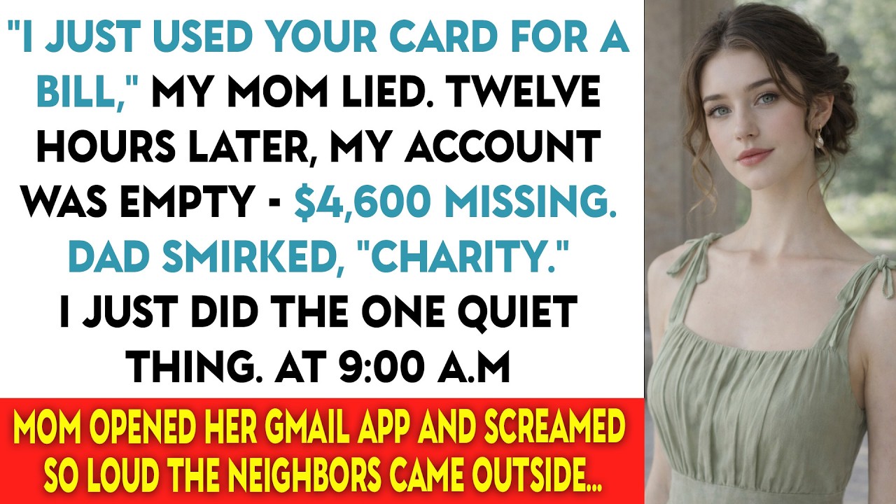 «Я просто оплатила счет твоей картой», — соврала мама. 12 часов спустя мой счет опустел — пропало...
