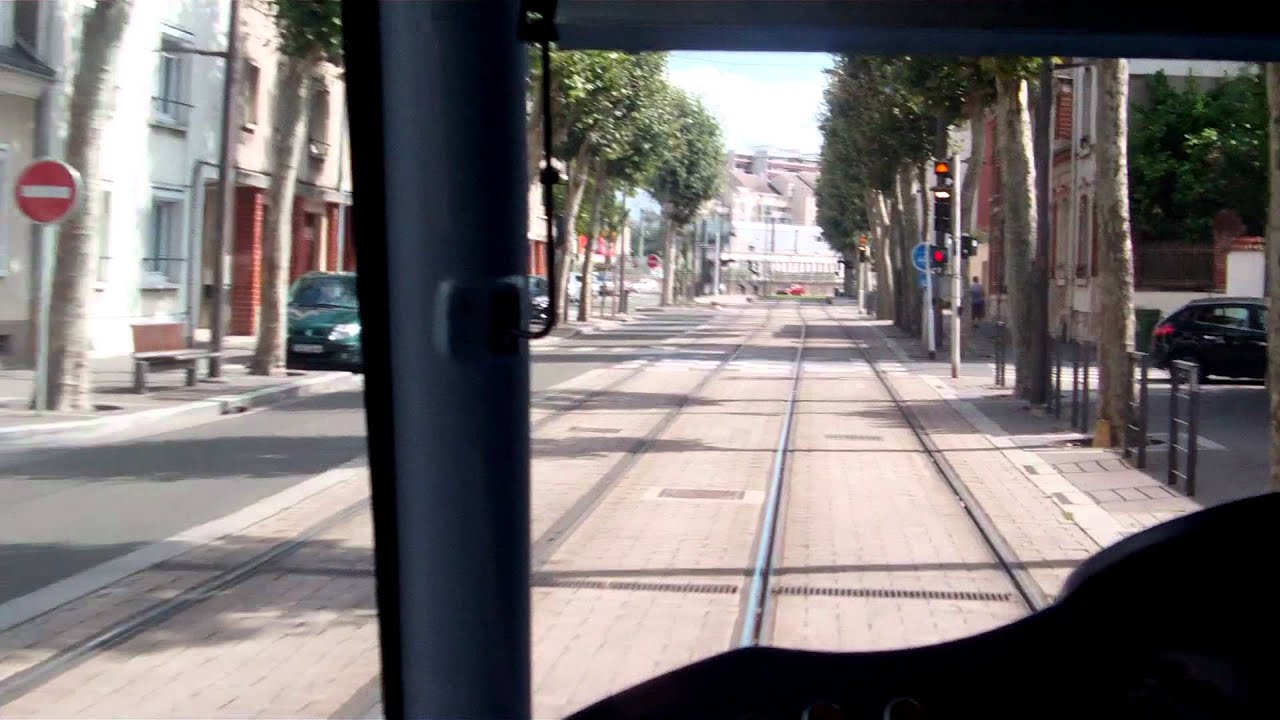 Tramway d'Orléans - A bord du Citadis 302...