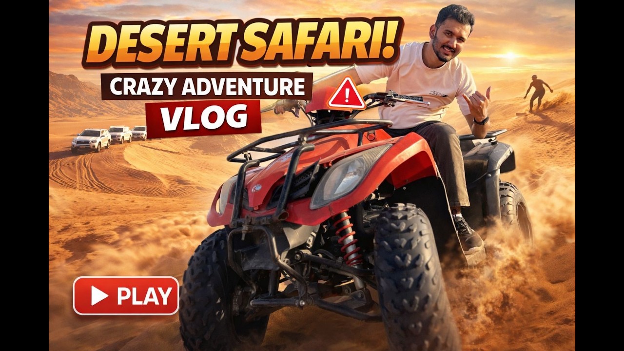 Dubai Desert Safari 💃🏻| ಇದು ರಿಯಲ್ ಅಡ್ವೆಂಚರ್ ಗುರು!
