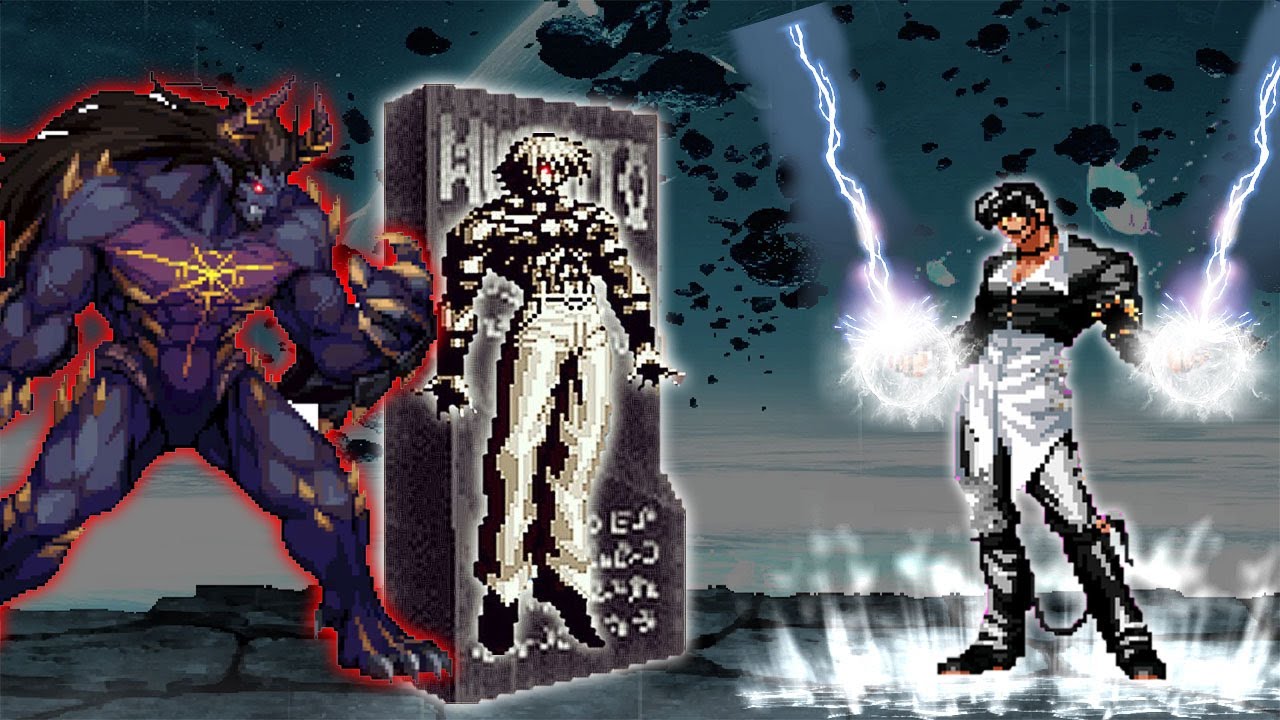 [Mugen KOF] Boss Orochi Iori Qs Vs New Stone Orochi Team