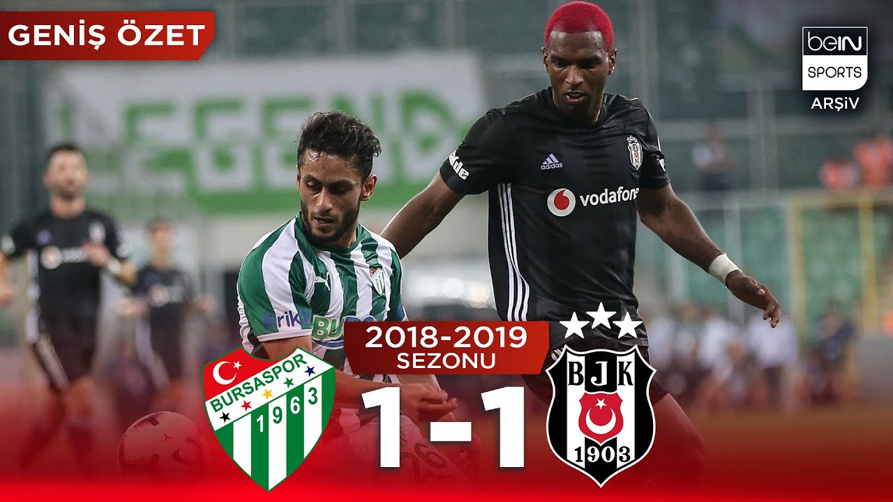 GENİŞ ÖZET: Bursaspor (1-1) Beşiktaş | 4. Hafta - 2018/2019