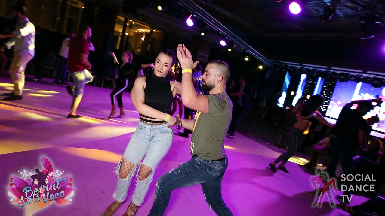 Sako Kouzoukian & Ana García - Salsa social dancing | Beirut Salsa Loca 2018
