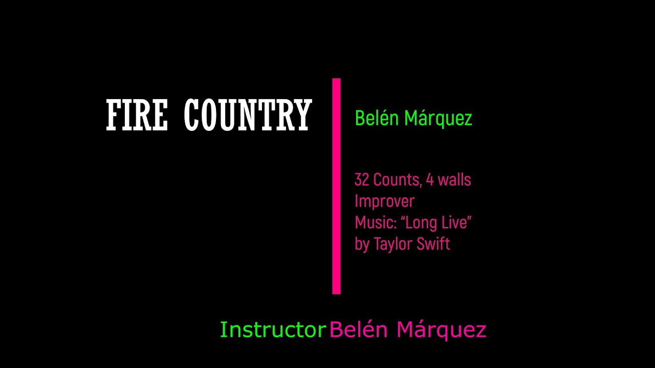 FIRE COUNTRY / Belén Márquez /#linedance #country