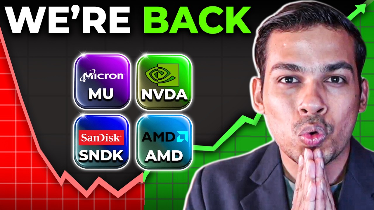 Все слишком рано продали эти акции ИИ (Micron, Sandisk, AMD, Nvidia, Palantir, Seagate)