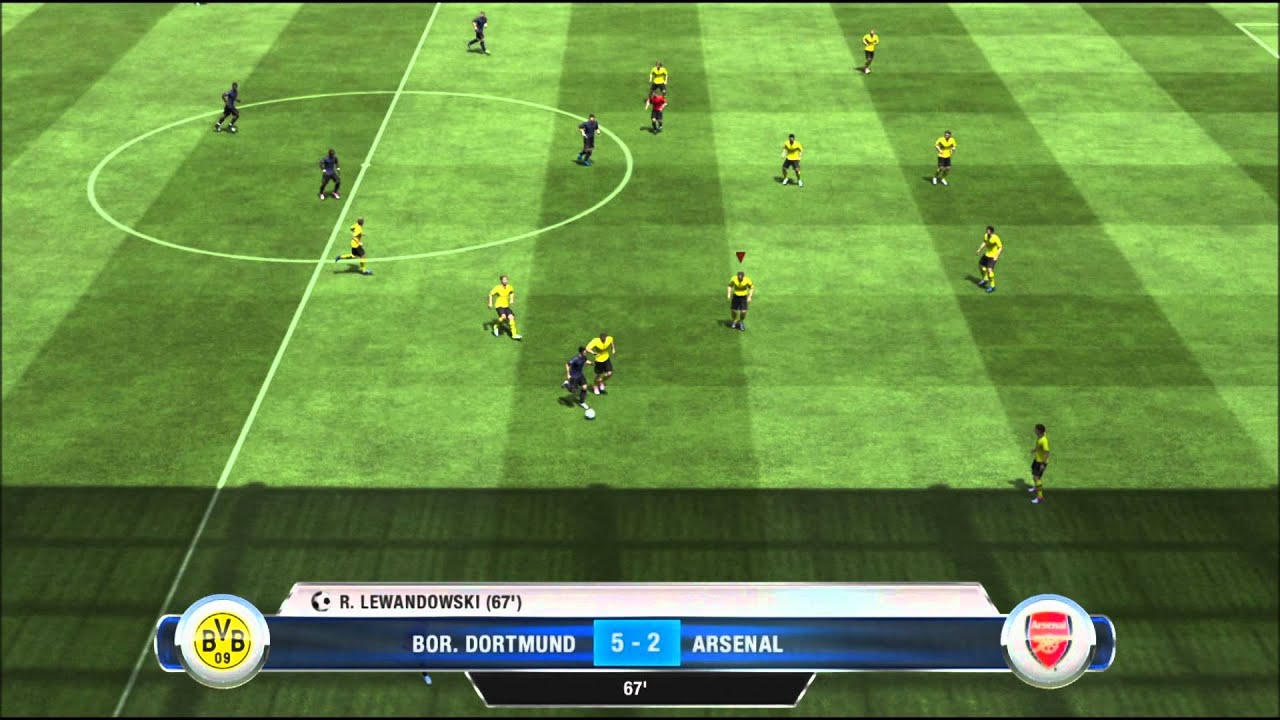 FIFA 13 PS3 Demo Gameplay HD -  Borussia Dortmund vs. Arsenal London