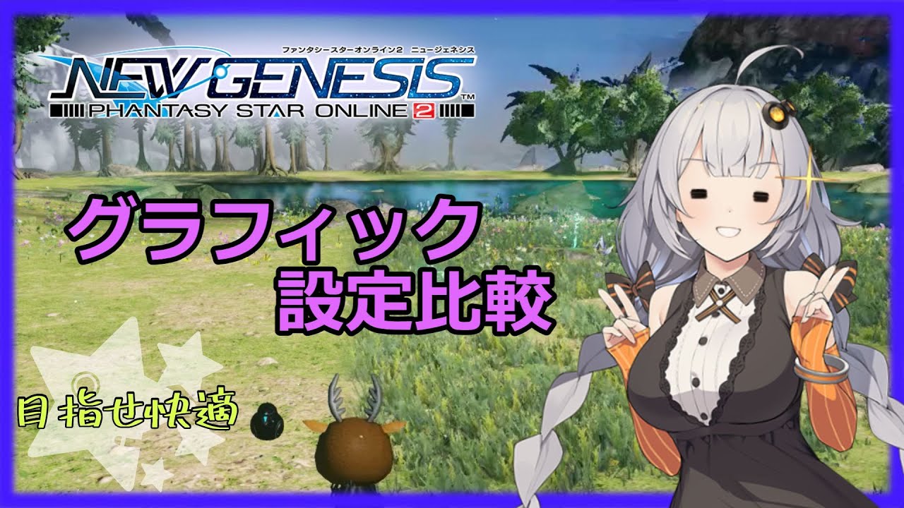 【NGS】各種グラフィック設定による変化の比較 【VOICEROID】