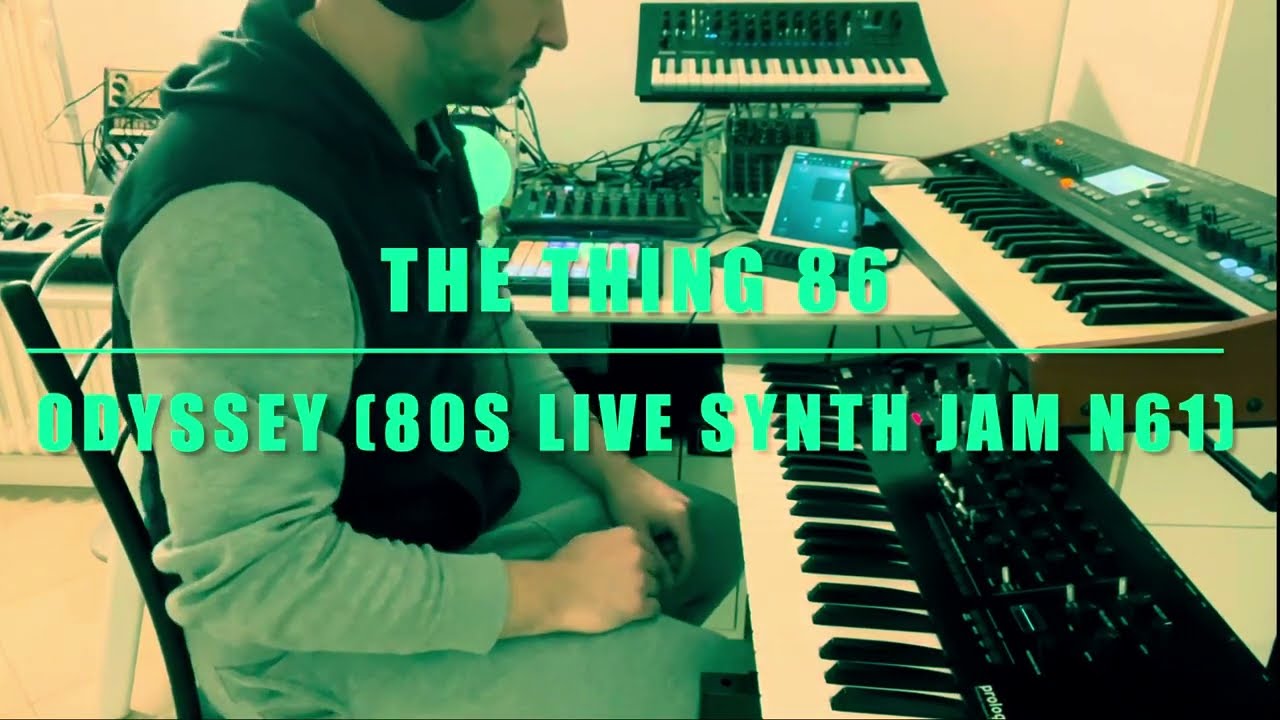 Odyssey - (80s live synth jam n 61) Monologue, Minilogue xd, Prologue,drumebrute impact,Streichfett