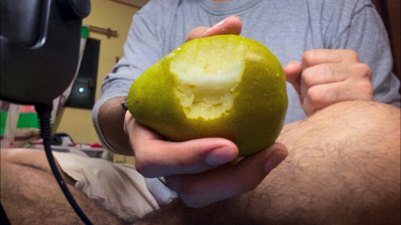 ASMR comiendo Pera 🍐 ¡Mouth Sounds!