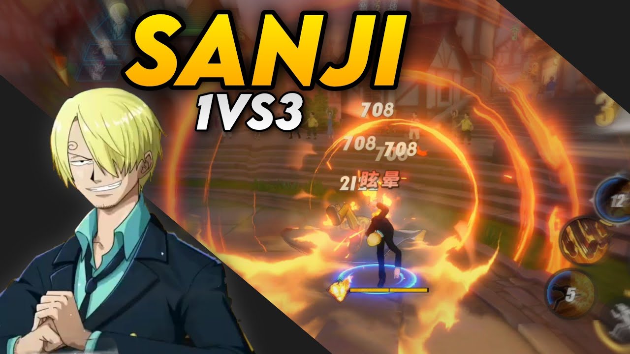 One Piece Fighting Path - Sanji 1vs3 (3 games)