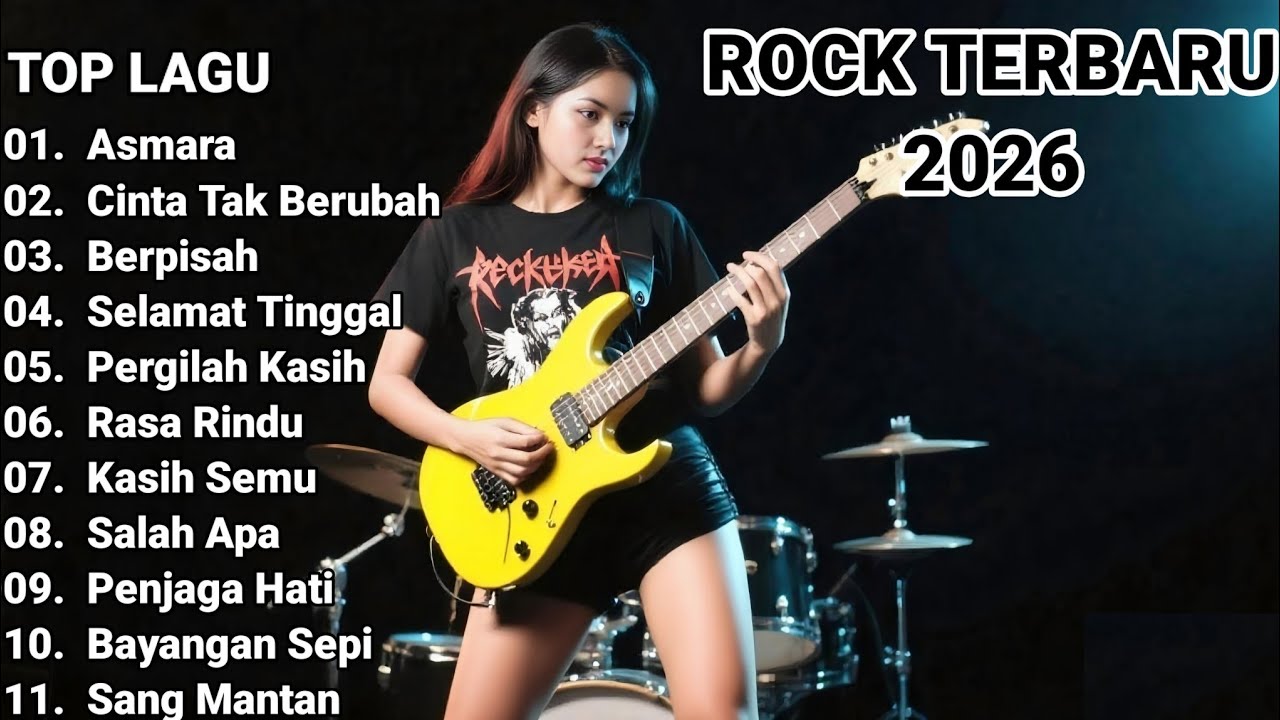 Kumpulan 11 Lagu Slow Rock Energi 2026 / Asmara 🎸 Penjaga Hati 