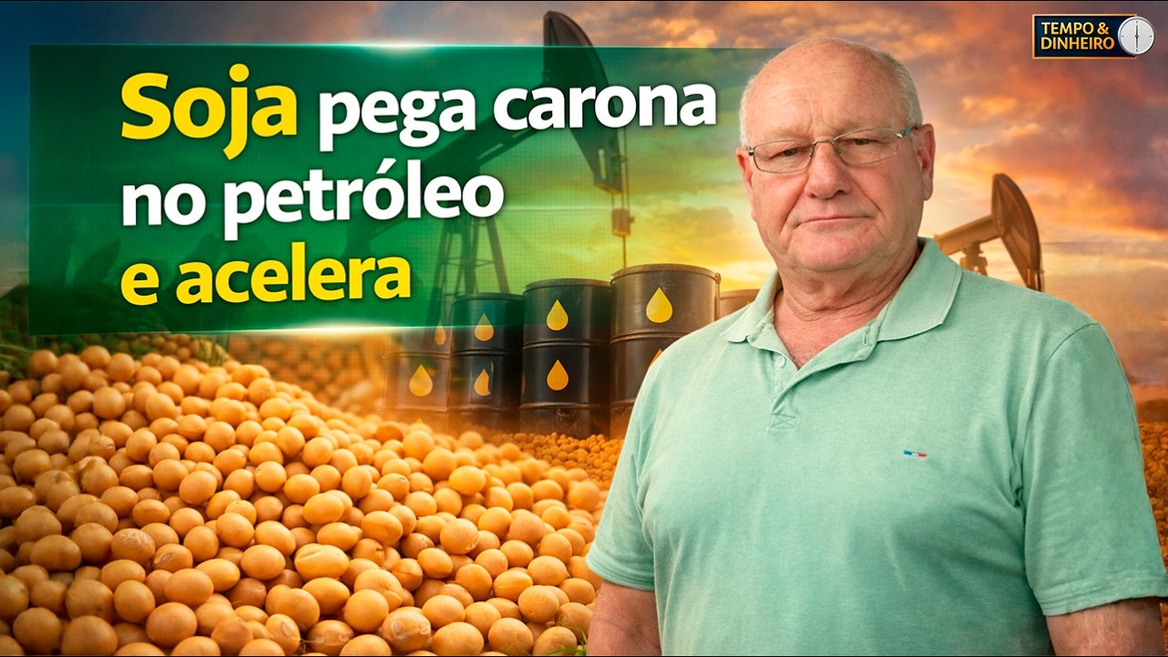 Soja pega carona no petróleo e ganha impulso no mercado