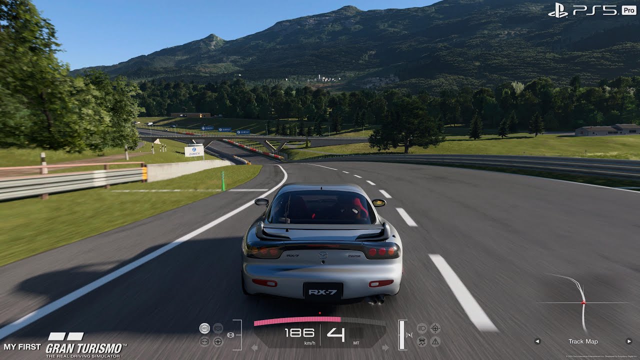 My First Gran Turismo | Mazda RX-7 Spirit R - Practice Mode Deep Forest Raceway [PS5Pro]