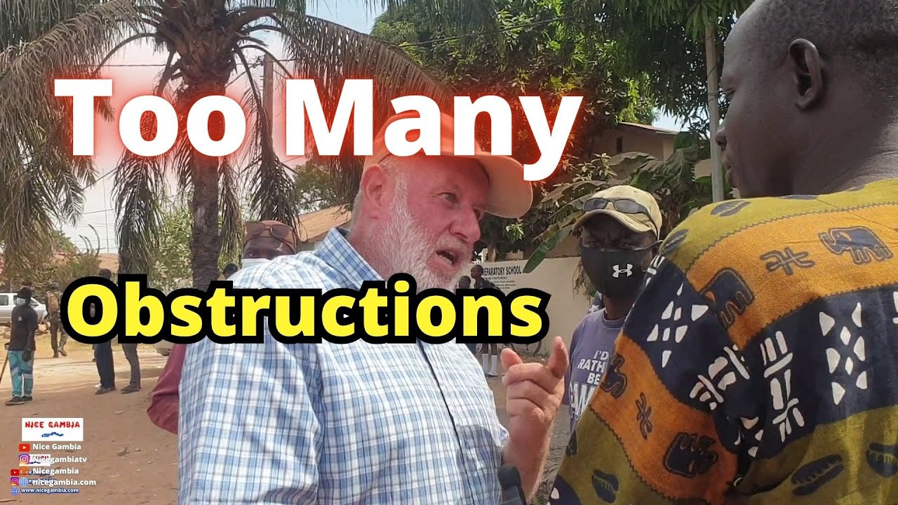 Too many obstacles on pipeline main road The Gambia