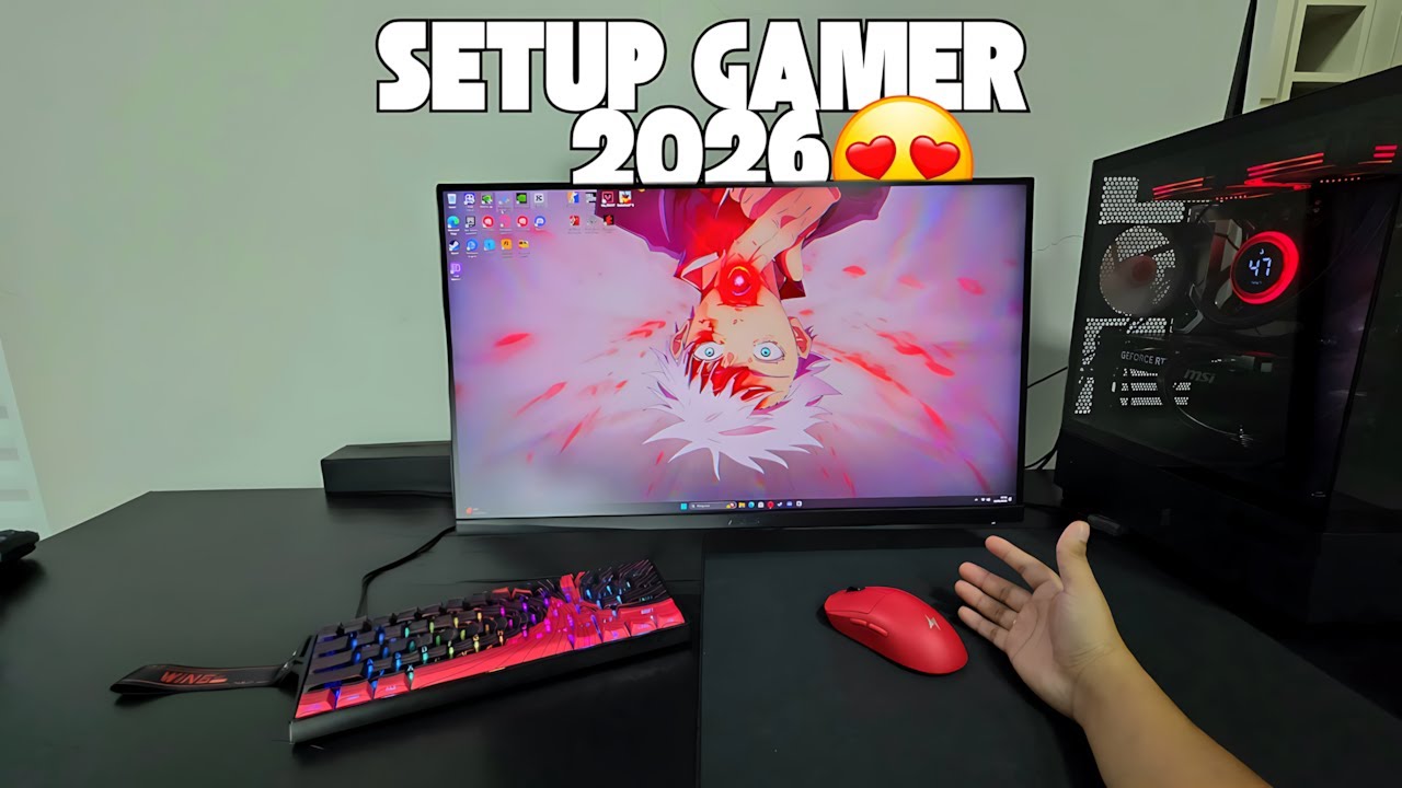 Meu SETUP GAMER de 2026 (quanto custou cada item?)