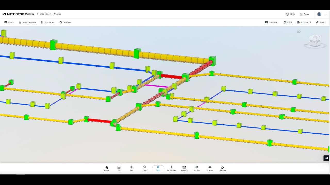 [Cr3DTools]Xuất đối tượng được chọn trong Civil 3D sang file IFC và NWC (Navisworks),Autodesk Viewer