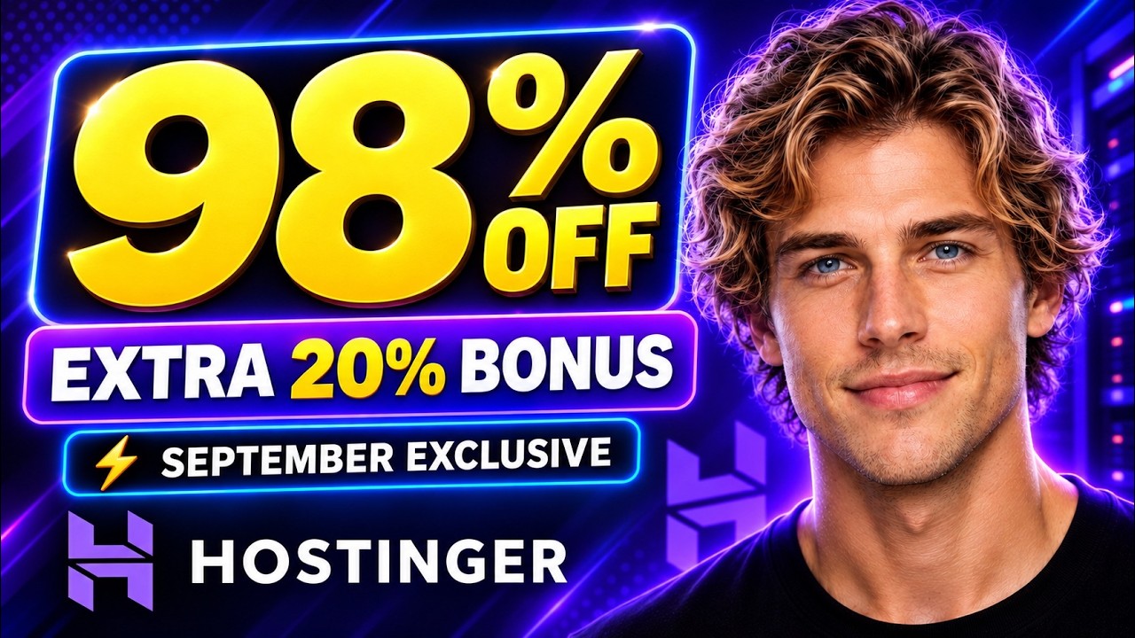 Hostinger Coupon Code 2026 | BIGGEST Discount + EXTRA Bonus Savings
