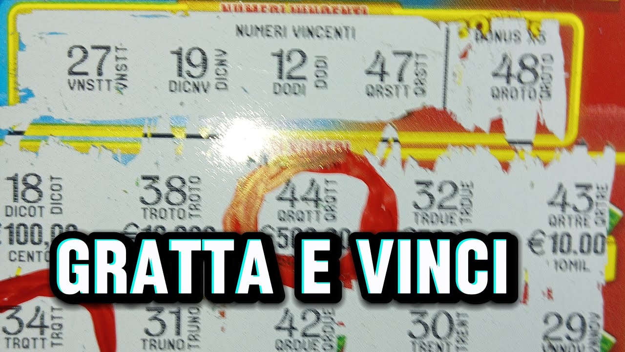 Carmelo PORTI GRATTA E VINCI intrattenimento