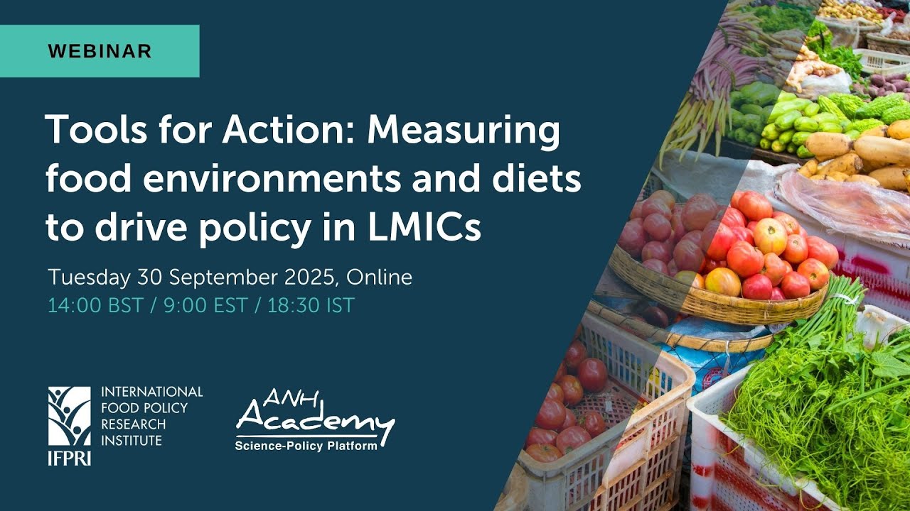 Tools for Action: Measuring food environments and diets to drive policy in LMICs