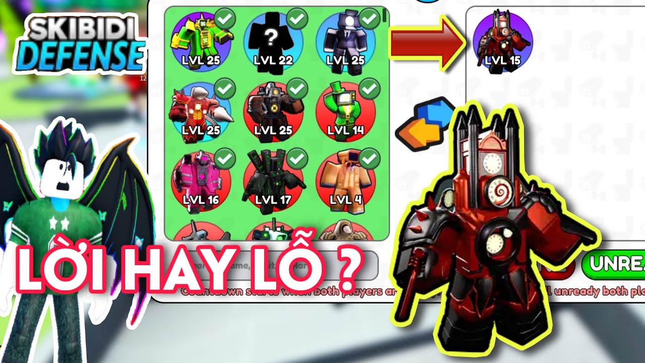 SKIBIDI TOWER DEFENSE - MÌNH TRADE THÀNH CÔNG EVIL TITAN CLOCKMAN VÀ TRẢI NGHIỆM SỨC MẠNH