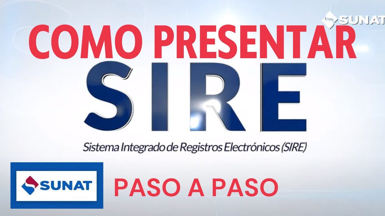Como presentar el SIRE Sunat PASO A PASO ‼️ Desde Cero ‼️