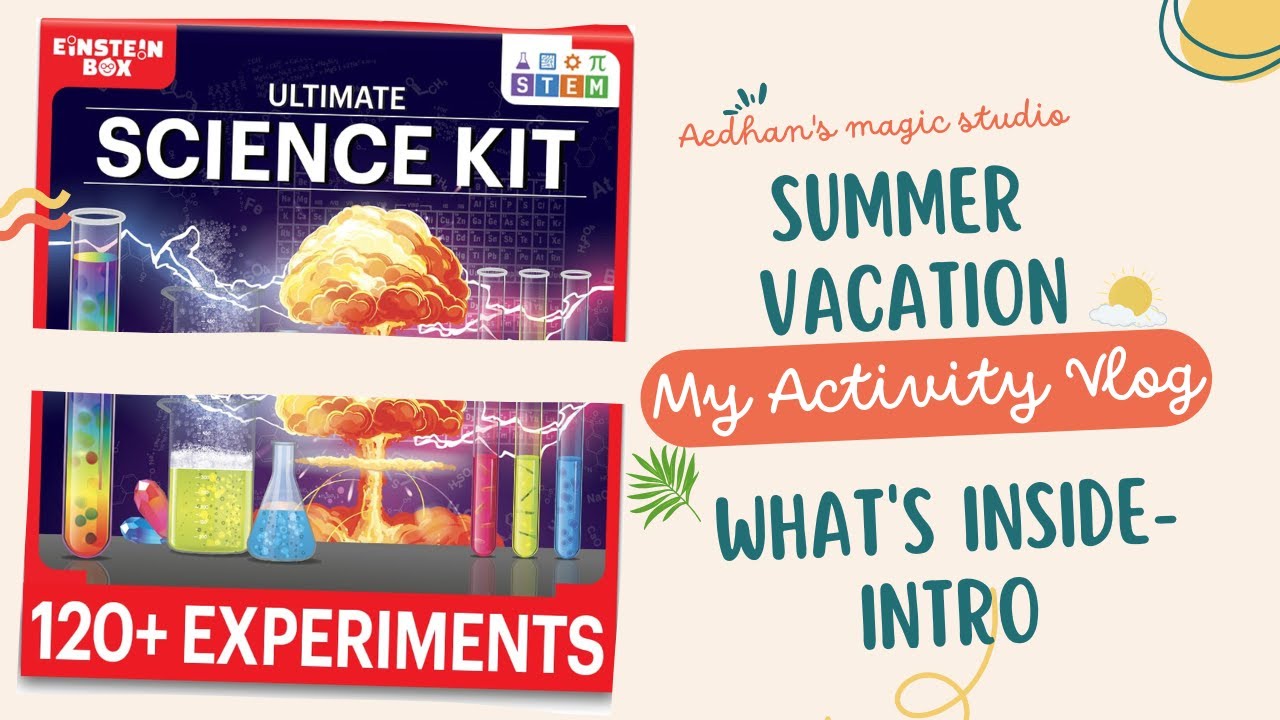 What is inside a Einstein box - Ultimate science kit 8-14 yeas old - STEM activity - Summer vacation