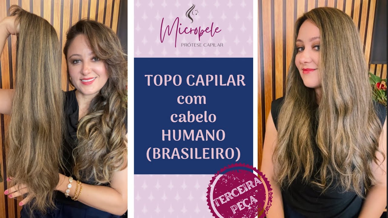Topper / Topo Capilar para casos de #alopecia , confecção com Cabelo BRASILEIRO e em Micropele.