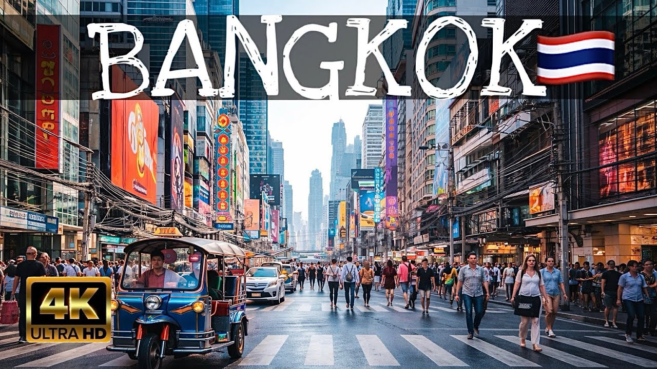 4K HDR | 🇹🇭 Bangkok City Walking Tour | Thailand 🇹🇭