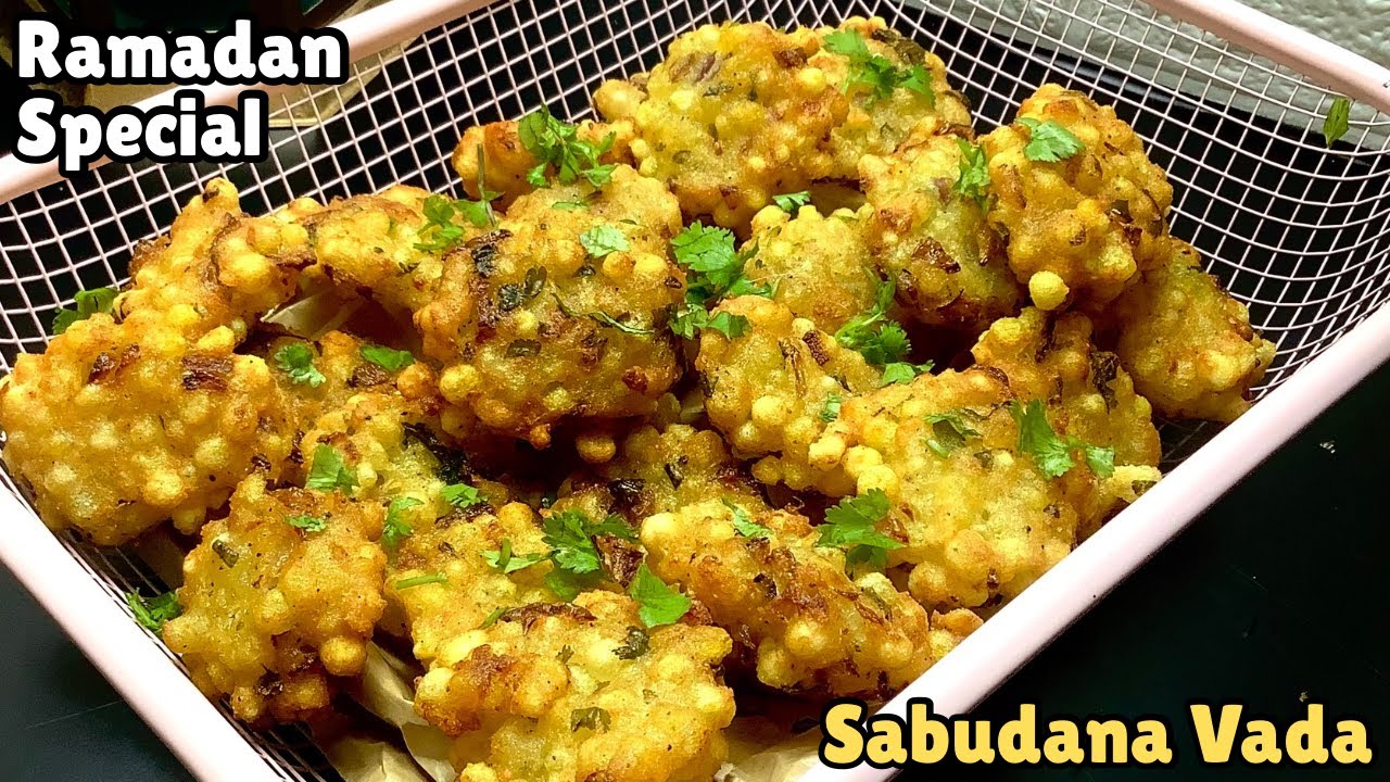  करारा साबूदाना वड़ा  नयी ट्रिक के साथ | Low Oil Sabudana Vada | Crispy Laccha Aloo Pakoda