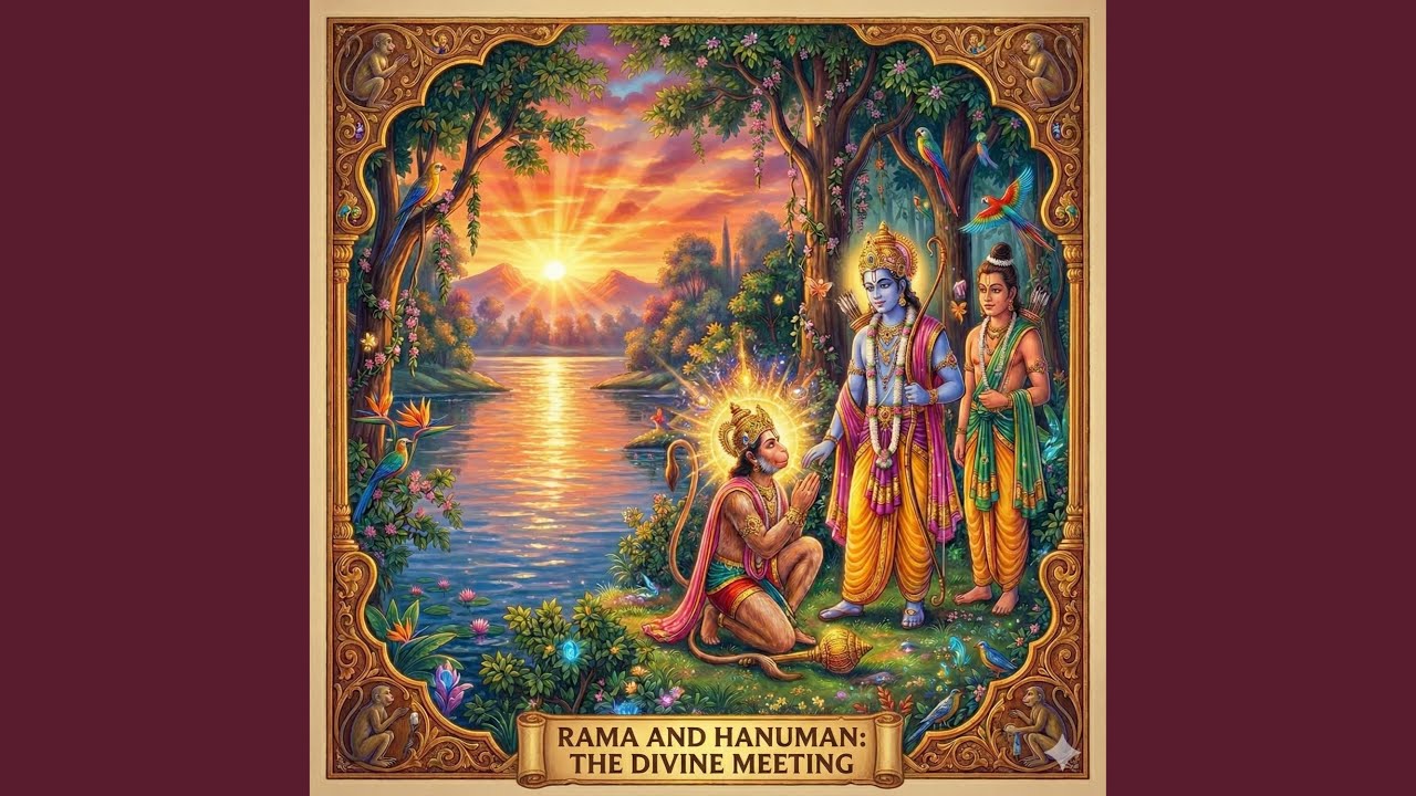 Hanuman Meets Rama, A Divine Awakening | Powerful Sanskrit Shloka
