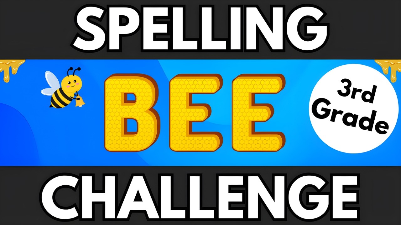 3rd Grade Spelling Bee Challenge 🐝 | Fun & Educational Spelling Contest for Kids