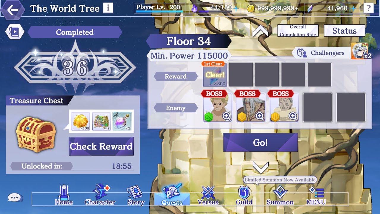 World Tree Floor 34 complete. Eminence in Shadow RPG (Again)