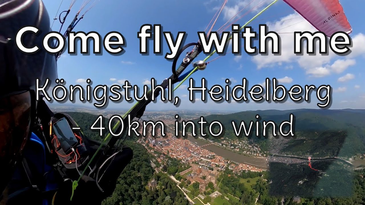 Come fly with me - Königstuhl, Heidelberg - 40km into wind