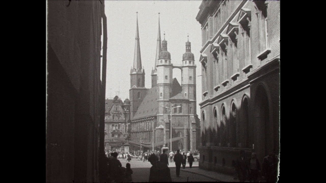 Halle (Saale) auf 16-mm Negativ
